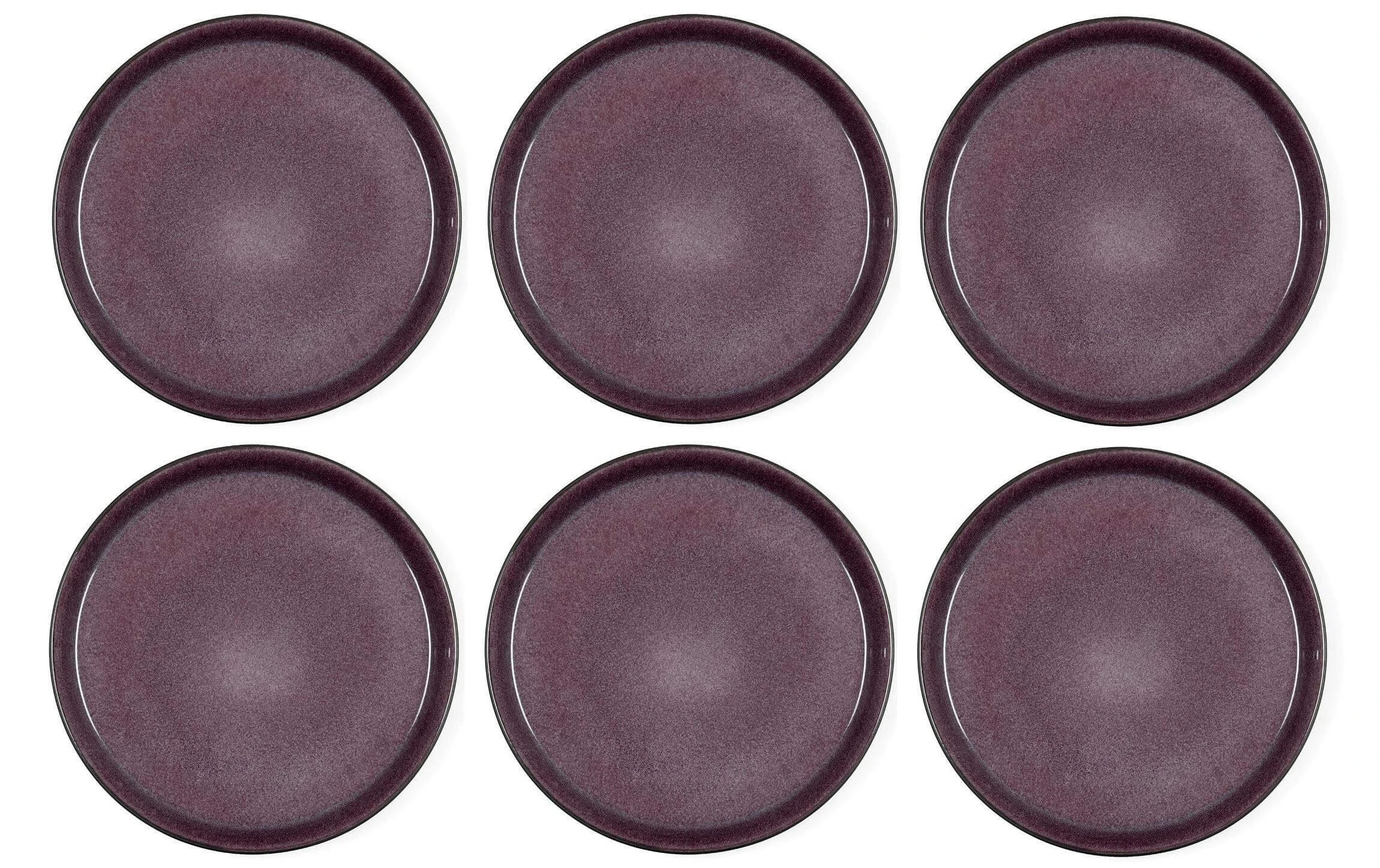 Assiette non décorative Ø 27 cm, 6 pièces, noir/violet - Plaque Bitz Assiette Non Décorative Ø 27 Cm, 6 Pièces, Noir/violet - Plaque -Paderno Shop unnamed file 5843