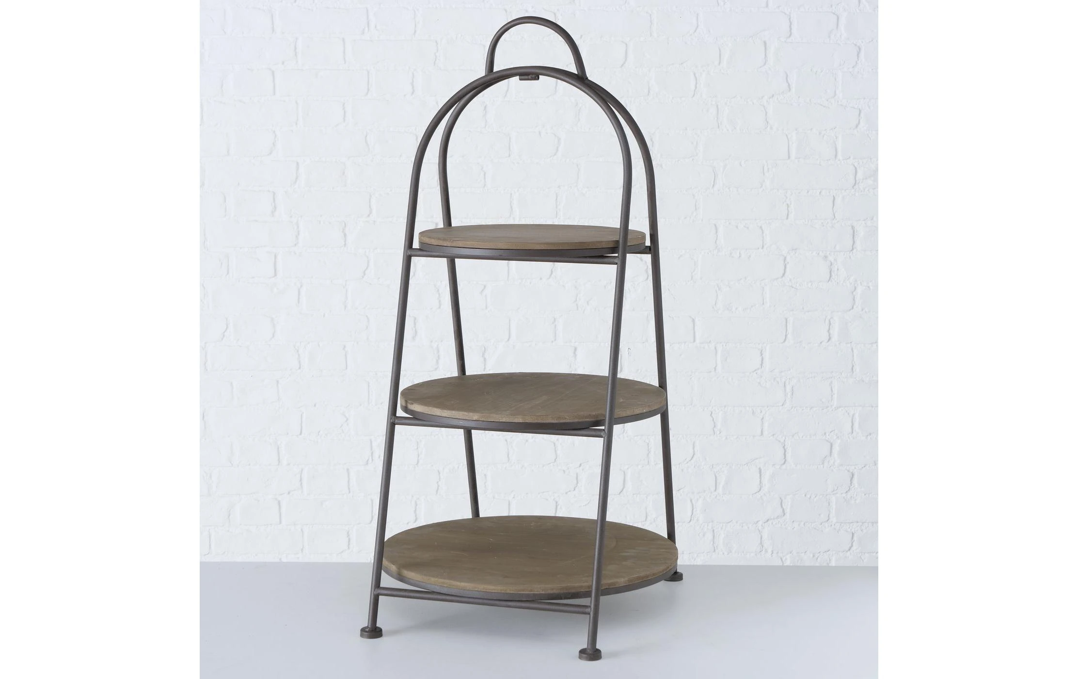 Plat de présentation étagé Carmo Gris foncé/Nature - Etagere & stand à gâteaux Boltze Plat De Présentation étagé Carmo Gris Foncé/Nature - Etagere & Stand à Gâteaux -Paderno Shop unnamed file 5910