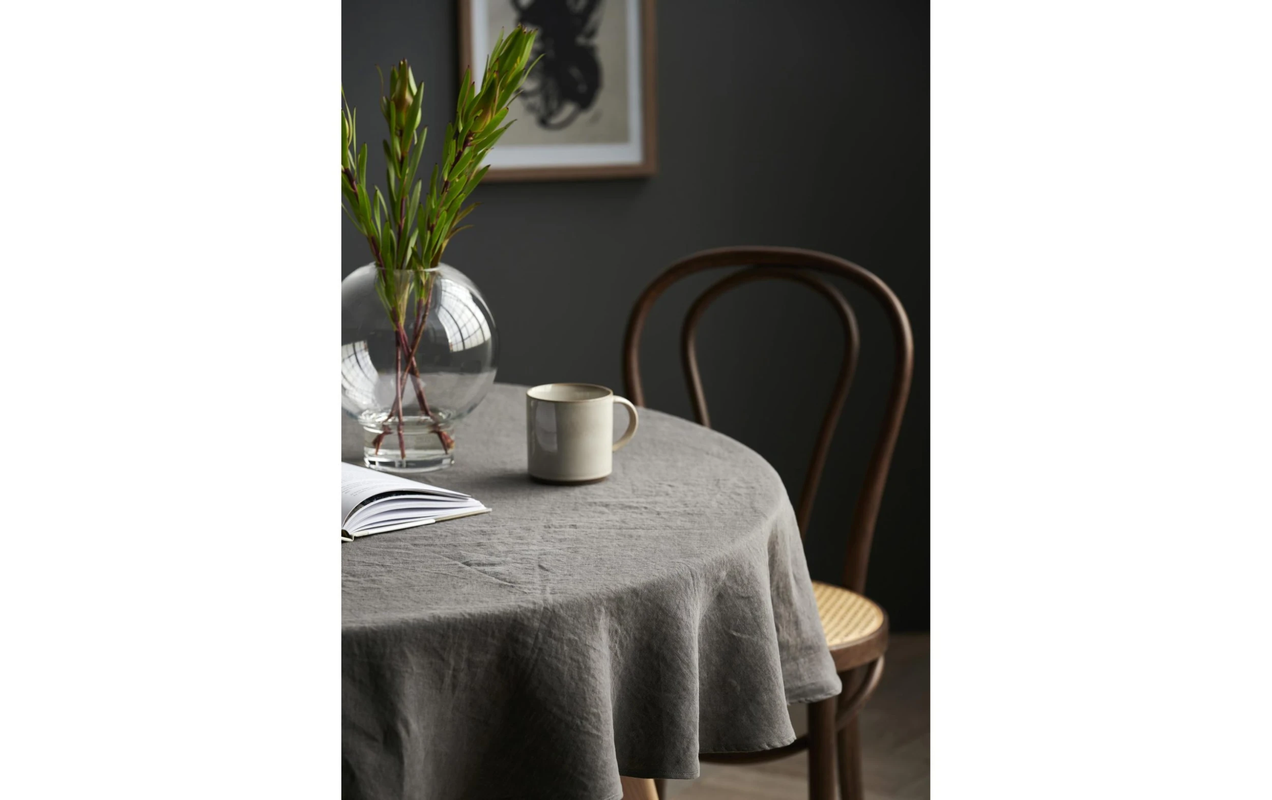 Södahl Nappe Pure Linen 140 X 270 Cm, Brun Foncé - Nappes De Table 4 Södahl Nappe Pure Linen 140 X 270 Cm, Brun Foncé - Nappes De Table - Image 2