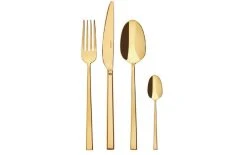 Sambonet Kits De Couverts Rock 24-parties, Doré - Set De Couverts