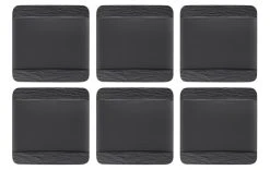 Villeroy & Boch Assiette Non Décorative Manufacture Rock 6 Pièce/s, Noir - Plaque