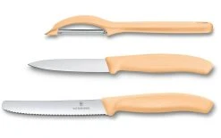 Victorinox Couteau à Légumes Trend Colors 3 Pièces, Orange Clair - Couteau De Cuisine