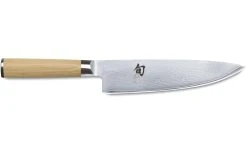 Kai Couteau De Chef Shun White DM-0706W 20 Cm, Brun Clair - Couteau De Cuisine