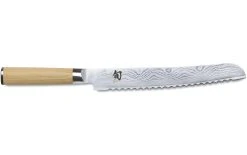 Kai Couteau à Pain Shun Classic White DM-0705W Brun Clair - Couteau De Cuisine