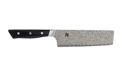 Miyabi Hachoir 800DP Nakiri Noir/Argenté - Couteau De Cuisine