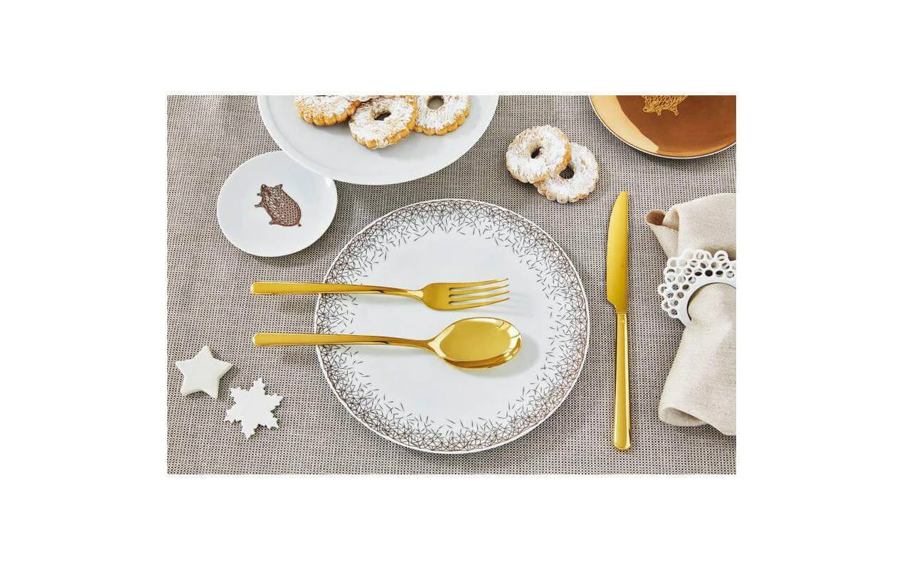 Sambonet Kits De Couverts Linear PVD 24-parties, Doré - Set De Couverts 4 Sambonet Kits De Couverts Linear PVD 24-parties, Doré - Set De Couverts - Image 2