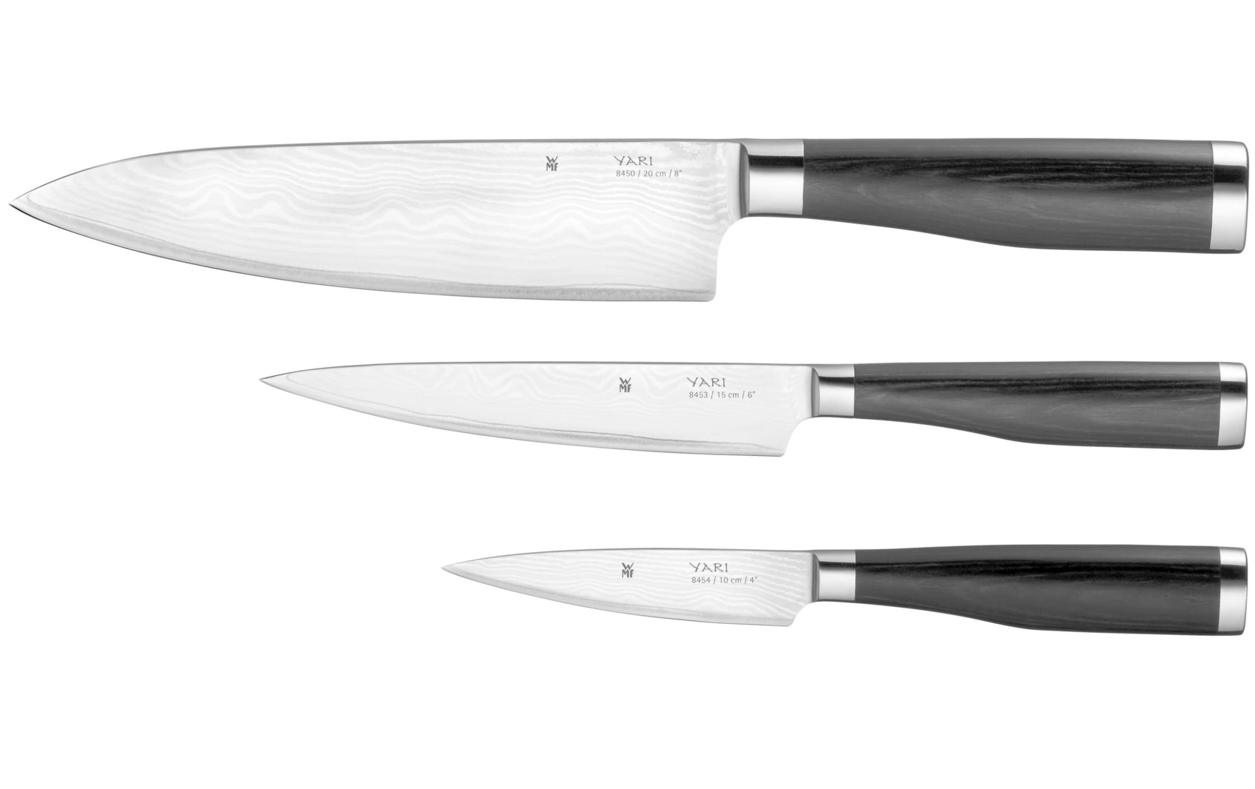 WMF Couteau De Cuisine Set Yari 3-teilig Noir - Couteau De Cuisine 3 WMF Couteau De Cuisine Set Yari 3-teilig Noir - Couteau De Cuisine