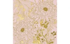 Braun + Company Serviettes En Papier Coco 33 Cm X 33 Cm, 20 Pièce/s, Blush Gold - Serviettes