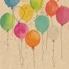 Braun + Company Serviettes En Papier Ballon Party 33 Cm X 33 Cm, 20 Pièce/s - Serviettes