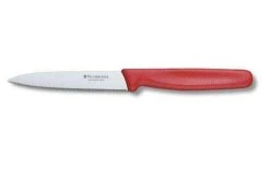Victorinox Couteau à Légumes 10 Cm, Rouge - Couteau De Cuisine
