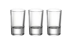 Montana Verre à Schnaps Base 40 Ml, 3 Pièce/s, Transparent - Verres à Schnaps Et à Liqueur