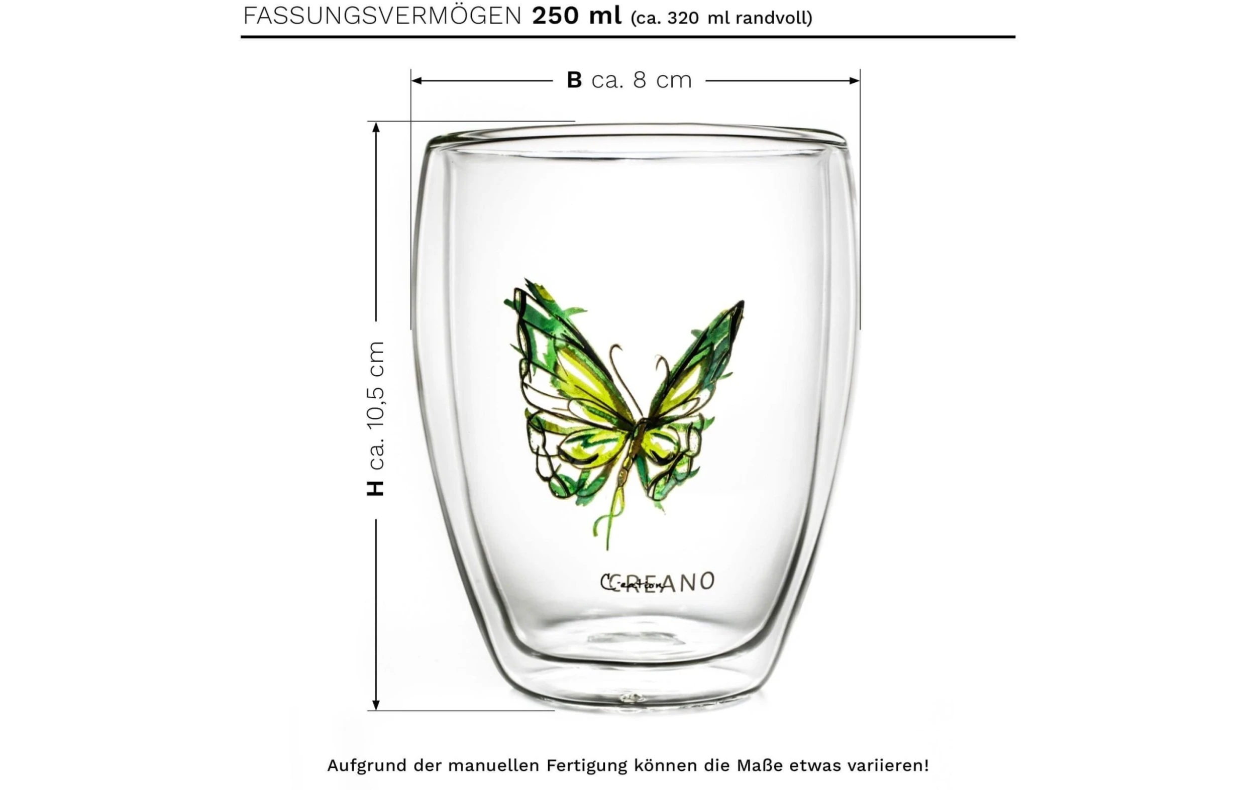 Creano Gobelet Isotherme Colourfly 250 Ml, 1 Pièce/s, Vert - Tasse 5 Creano Gobelet Isotherme Colourfly 250 Ml, 1 Pièce/s, Vert - Tasse - Image 3