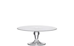 Montana Assiette à Gâteau à Pied, Transparent - Etagere & Stand à Gâteaux