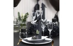 Creativ Company Nappe 125 Cm X 10 M, Noir - Nappes De Table -Paderno Shop unnamed file 832