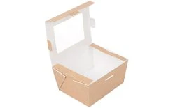 Garcia De Pou Boîte Repas Avec Fenêtre, 780 Ml, 50 Pièce/s - Vaisselle Jetable