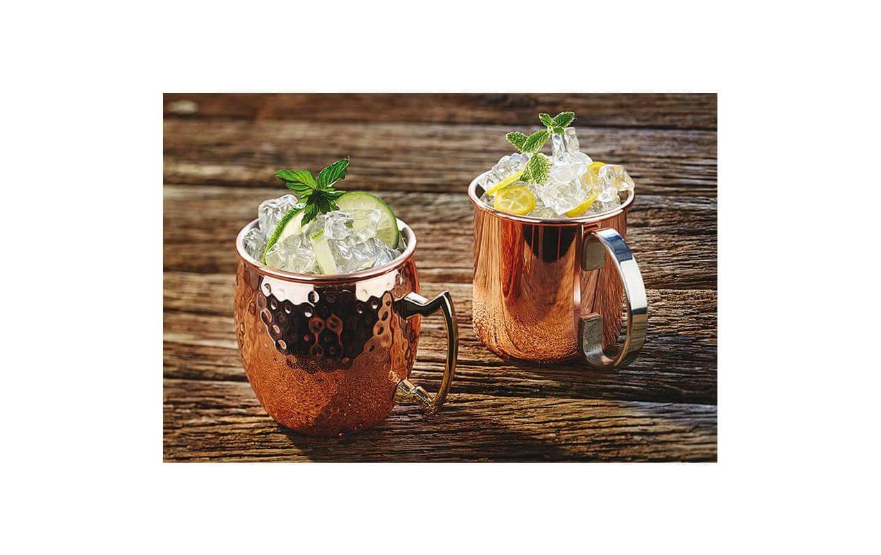Paderno Gobelet à Cocktail Moscow Mule Plat, 500 Ml, 1 Pièce/s, Cuivre - Verres à Cocktail 5 Paderno Gobelet à Cocktail Moscow Mule Plat, 500 Ml, 1 Pièce/s, Cuivre - Verres à Cocktail - Image 3