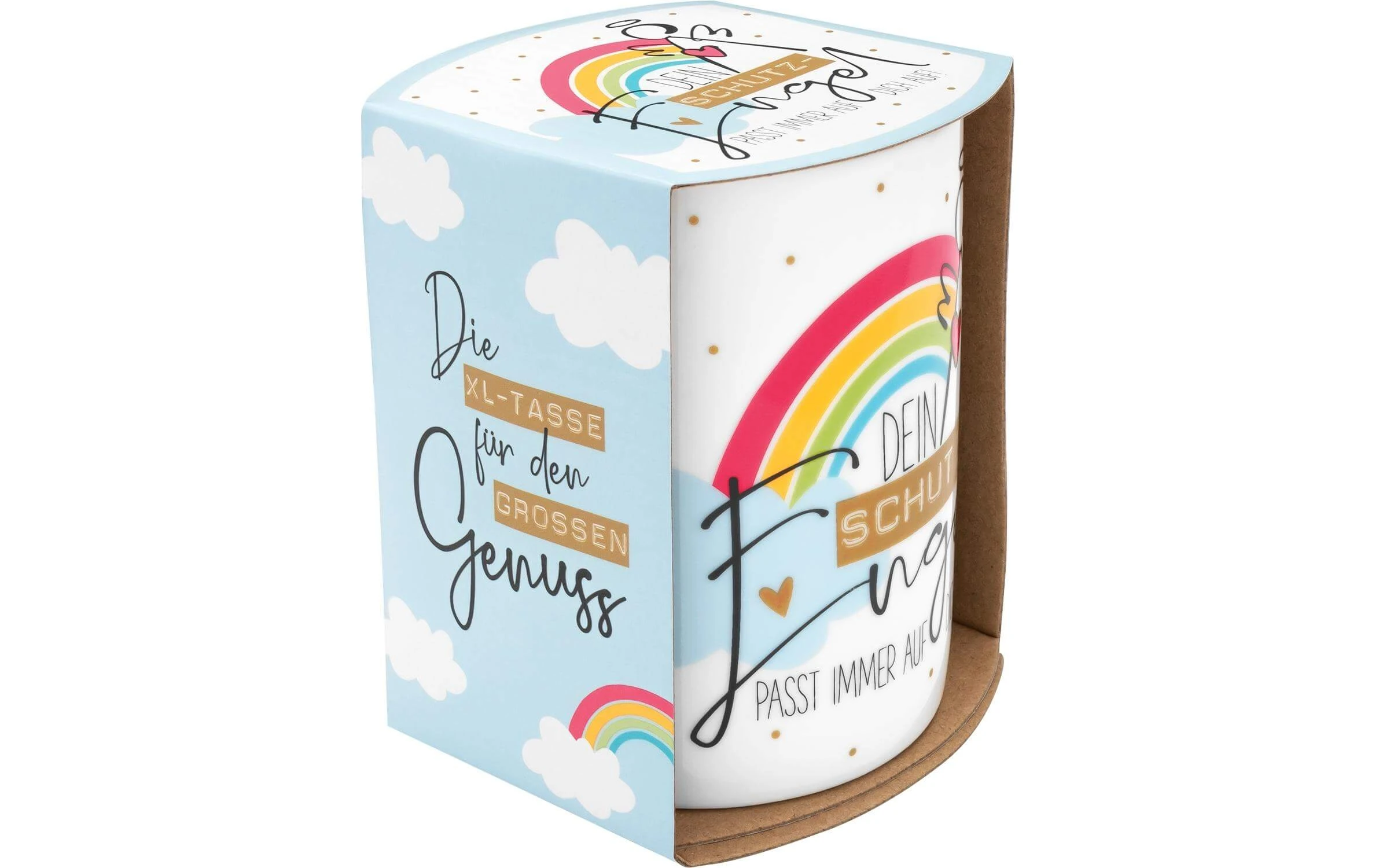 Tasse universelle XL Dein Schutzengel 600 ml, 1 Pièce/s, Blanc - Tasse Sheepworld Tasse Universelle XL Dein Schutzengel 600 Ml, 1 Pièce/s, Blanc - Tasse -Paderno Shop unnamed file 881