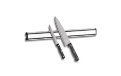 Zeller Present Rail Magnétique Noir/Argenté - Porte-ustensiles De Cuisine