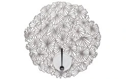 Chilewich Set De Table Daisy Ø 38 Cm, Gris Argent - Nappes De Table