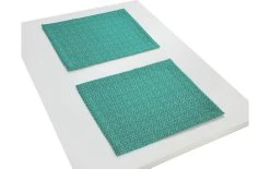 Adam Set De Table Graphic Ventus 30 Cm X 40 Cm, 2 Pièces, Turquoise - Nappes De Table