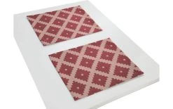 Adam Set De Table Maroccan Shiraz 30 Cm X 40 Cm, 2 Pièces, Rouge - Nappes De Table